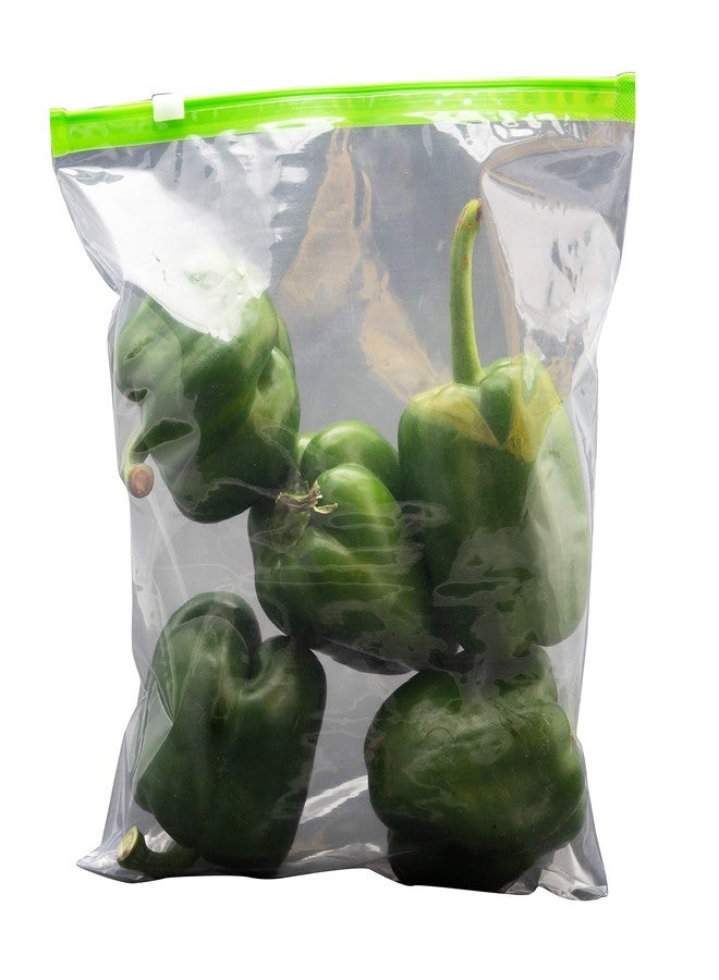 Rabbonix Ziplock Food Storage Re-Usable Bag Safe for Freezer & Refrigerator | Small |10 Pcs (Clear)(Polyethylene) - Image 4